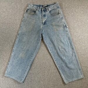 Southpole Carpenter Pants Mens 32x30 Baggy Skater Light Wash Blue Denim‎ Utility